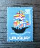 aglowiec, flagi - Urugwaj czysty