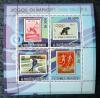 Sport, znaczki na znaczkach - St. Tome czysty