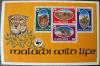 Zwierzta WWF - Malawi liczony jako znaczki w bloku lekko przygity lewy grny rg czysty