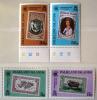 Znaczki na znaczkach, mapa, herb, zwierzta, Elbieta II - Falkland Island czyste