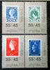 HOLANDIA - Midzynarodowa Wystawa Filatelistyczna AMPHILEX, znaczki na znaczkach parki odwrotki czyste