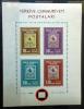 TURCJA - Midzynarodowa Wystawa Filatelistyczna ISTAMBUL, znaczki na znaczkach czysty