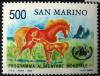SAN MARINO - Malarstwo, konie czysty
