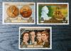COOK ISLAND - Wizyta Krlewska, aglowiec, monety na znaczkach czyste ( 90-798) POZYCJA DOSTPNA