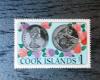 COOK ISLAND - Kwiaty, monety na znaczkach czysty POZYCJA DOSTPNA