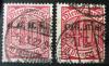 GRNY LSK - Niemieckie znaczki urzdowe z nadrukiem typograficznym C.G.H.S. drukarni E. Raabego w Opolu nadruk poziomy kasowany zdjcie pogldowe