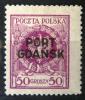 Wydanie przedrukowe na nowym nakadzie polskich znaczkw opaty 182-192 czysty lady podlepek bez kleju