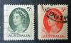 AUSTRALIA - Królowa Elżbieta II cięte z lewej strony kasowane