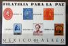 100 lat UPU, znaczki na znaczkach - Meksyk czysty
