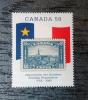 KANADA - Flaga, znaczki na znaczkach czysty