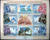 KIRGIZSTAN - Sport, architektura, znaczki na znaczkach czyste