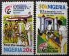 NIGERIA - 125 rocznica Czerwonego Krzya czyste