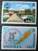 25 lat bankowości, mapa - Anguilla czyste