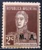 ARGENTYNA - Genera San Martin z nadrukiem czysty lady podlepek