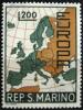 SAN MARINO - Europa CEPT, mapa czysty