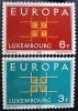 LUXEMBURG - Europa CEPT czyste lady podlepek