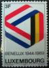 LUXEMBURG - 25 lat pastw Beneluxu, flagi czysty zdjcie pogldowe
