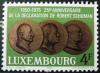 LUXEMBURG - Monety na znaczkach czysty zdjcie pogldowe