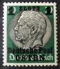 Znaczki niemieckie z 1933-1934r. z portretem Paula Hindenburga czysty ślady podlepek