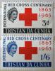 TRISTAN DA CUNHA - Czerwony Krzyż czyste (ś 89-072)