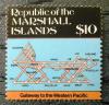MARSHALL ISLAND - Mapa wysp czysty ( 90-621) POZYCJA DOSTPNA