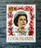 COOK ISLAND - Królowa Elżbieta II z nadrukiem South Pacific Commission czysty (ś 90-801) POZYCJA DOSTĘPNA