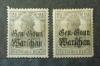 Znaczki niemieckie typu Germania z nadrukiem Gen.-Gouv Warschau czysty �lady podlepek prekursor zdj�cie pogl�dowe