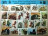 Ginące gatunki, logo WWF, 25 znaczków stemplowanych