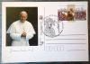 POLSKA - VI Wizyta Jana Pawa II w Polsce kartka kasowana kasownikiem okolicznociowym Liche Stary + znaczki