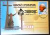 POLSKA - Krzy i Pomnik Jana Pawa II kartka kasowana kasownikiem okolicznociowym Pia i zwykym + znaczki