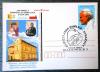 POLSKA - Poegnanie Jana Pawa II kartka kasowana kasownikiem okolicznociowym Wadowice 1 + znaczki