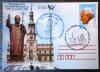 POLSKA - VI rocznica wizyty Jana Paw�a II w Zamo�ciu kartka kasowana kasownikiem okoliczno�ciowym Zamo�� 1 + znaczki