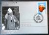 POLSKA - Pami�ci Papie�a Jana Paw�a II kartka kasowana kasownikiem okoliczno�ciowym Warszawa 1 + znaczki