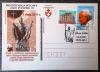 POLSKA - B�ogos�awiony Jan Pawe� II kartka kasowana kasownikiem okoliczno�ciowym Elbl�g 1 + znaczki