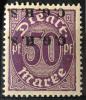 GÓRNY ŚLĄSK - Niemieckie znaczki urzędowe z nadrukiem typograficznym C.G.H.S. drukarni E. Raabego w Opolu nadruk poziomy podwójny odwrócony czysty ślady podlepek