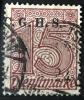 GÓRNY ŚLĄSK - Niemieckie znaczki urzędowe z nadrukiem typograficznym C.G.H.S. drukarni E. Raabego w Opolu nadruk poziomy kasowany