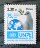 75 rocznica powstania ONZ czysty