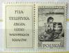 Dzie Midzynarodowej Federacji Filatelistycznej znaczek z przywieszk lew czysty