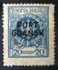 Wydanie przedrukowe na nowym nakładzie polskich znaczków opłaty 182-192 czysty ślady podlepek bez kleju