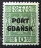 Polskie znaczki opłaty 251-253 z nadrukiem typograficznym czysty ślady podlepek