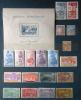 Zestaw znaczkw Gwadelupy lata 1891 - 1941r 11 znaczkw czystych, 8 znaczkw kasowanych i 1 blok czysty